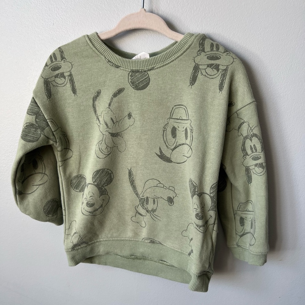 H&M Donald Mickey and friends sweatshirt 12 Months